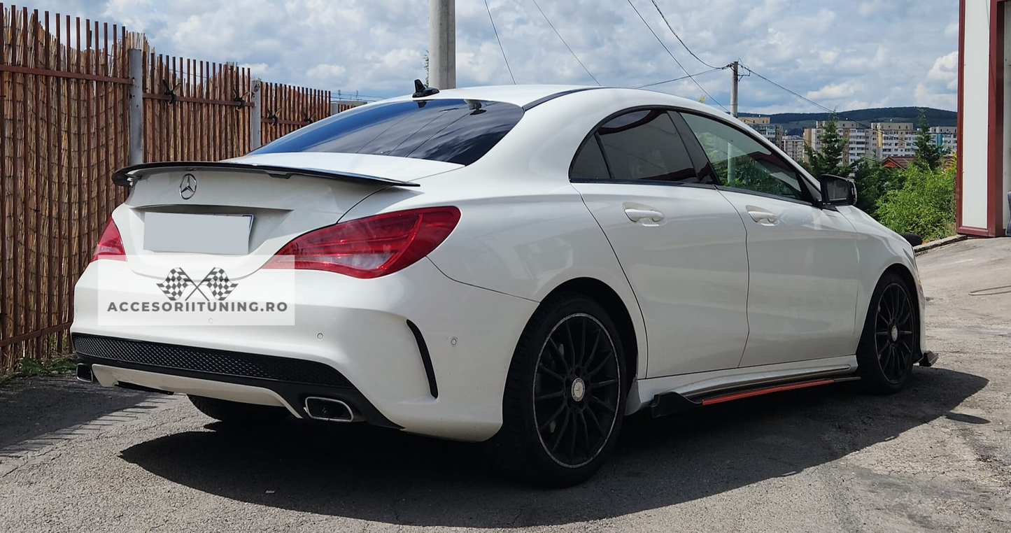 Eleron portabagaj GTS AMG design compatibil cu Mercedes-Benz CLA W117 2013-2018 negru lucios