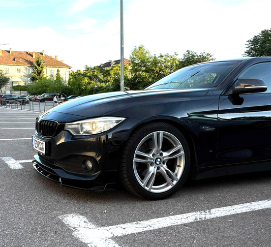Lip prelungire bara fata compatibil cu BMW Seria 4 F32 F33 F36(2012-2019) bara standard negru lucios