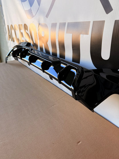 Difuzor bara spate compatibil cu BMW seria 3 G20 NFL (2019-2023) M440i style negru lucios