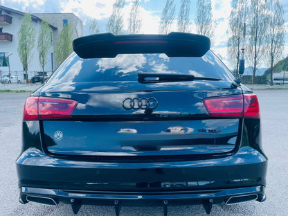 Eleron haion RS Style compatibil cu Audi A6 C7 Avant (2010-2018) negru lucios