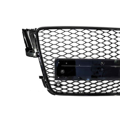 Grila centrala tip RS5 compatibila cu Audi A5 B8 Facelift (2012-2017) negru lucios