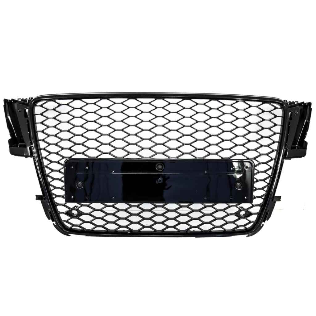 Grila centrala tip RS5 compatibila cu Audi A5 B8 Facelift (2012-2017) negru lucios