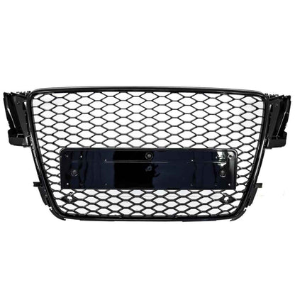 Grila centrala tip RS5 compatibila cu Audi A5 B8 Facelift (2012-2017) negru lucios