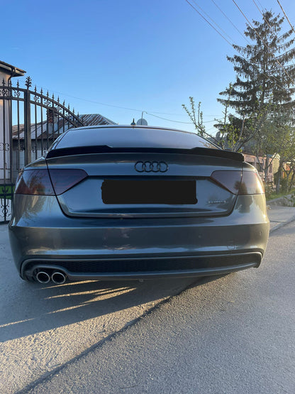 Eleron portbagaj M4 style compatibil cu Audi A5 B8 (2007-2016) negru lucios