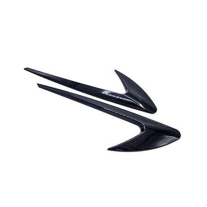 Ornamente aripa universal, model Aero V2, negru lucios