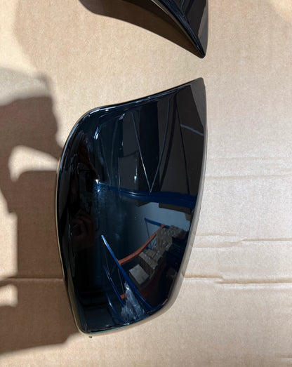 Capace oglinda Batman Style v2 compatibil cu BMW seria 5 E60 E61(2003-2010) negru lucios