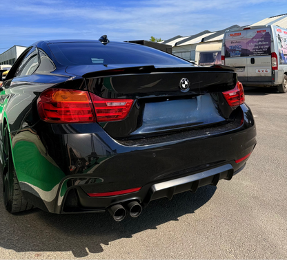 Eleron portbagaj compatibil cu BMW seria 4 F32 Coupe(2014-2020) M4 Look Design style negru lucios
