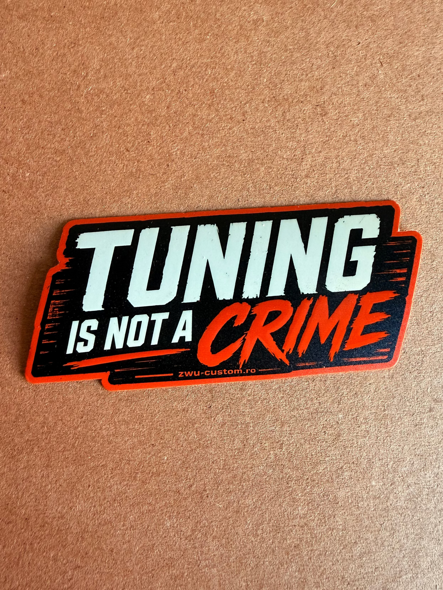 Sticker auto Tuning is not a CRIME 10x5cm