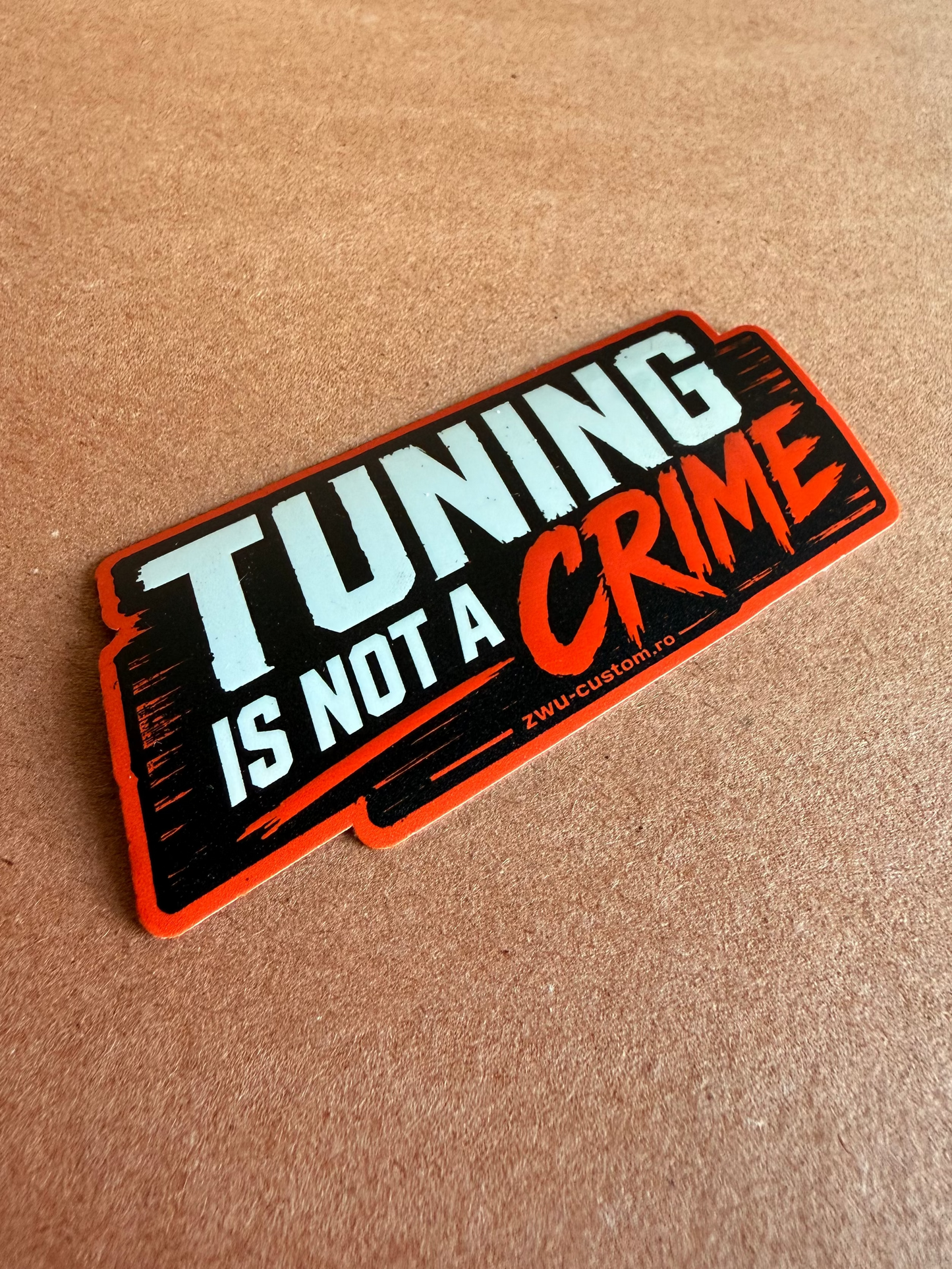 Sticker auto Tuning is not a CRIME 10x5cm
