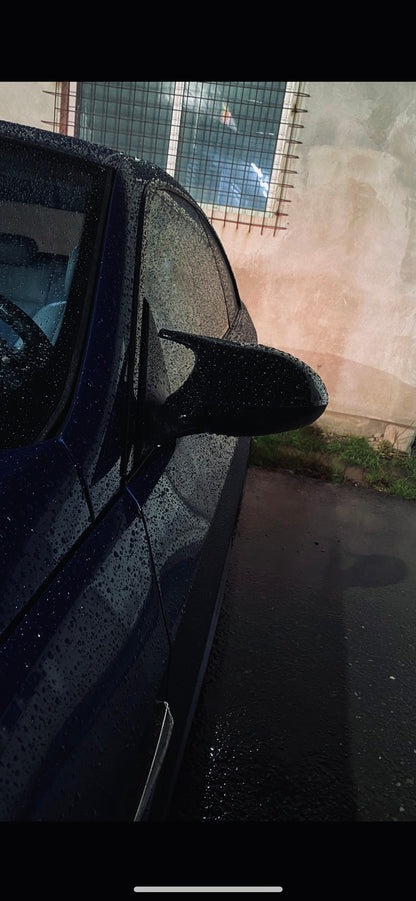 Capace oglinda Batman style BMW seria 3 E92 E93(2005-2008) Non-Facelift negru lucios cu CLIPSURI