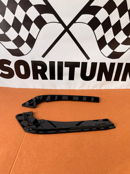 Set 2 Prelungiri Bara spate compatibile cu BMW Seria 3 F30/F31 negru lucios