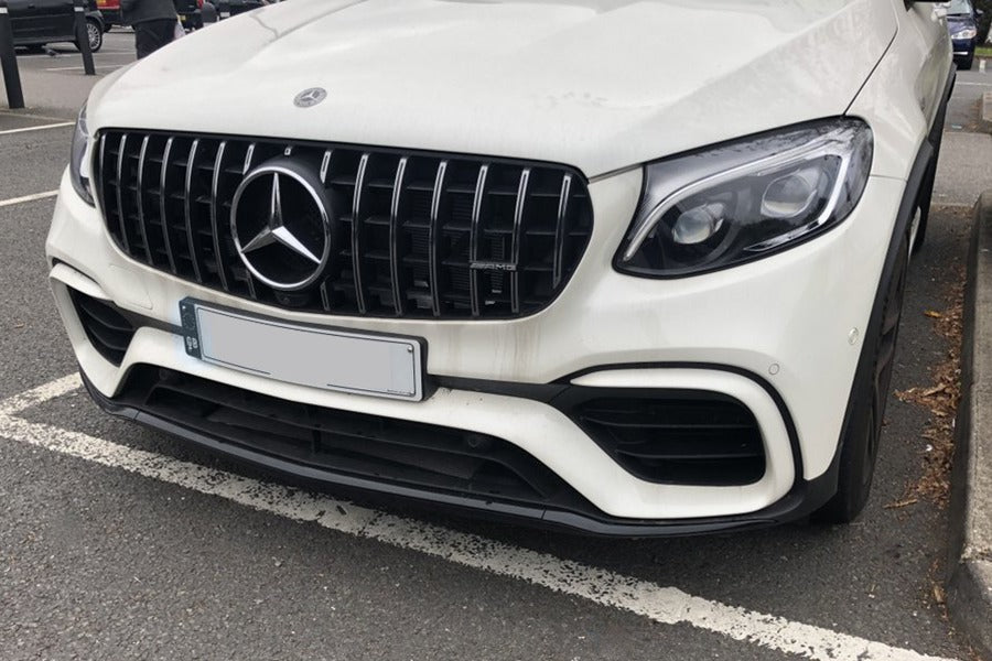Grila Centrala compatibil cu MERCEDES Benz GLC X253 (2016-2019) GT-R Look Design Negru Lucios