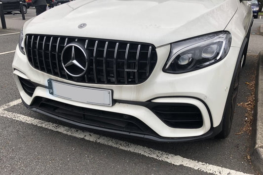Grila Centrala compatibil cu MERCEDES Benz GLC X253 (2016-2019) GT-R Look Design Negru Lucios