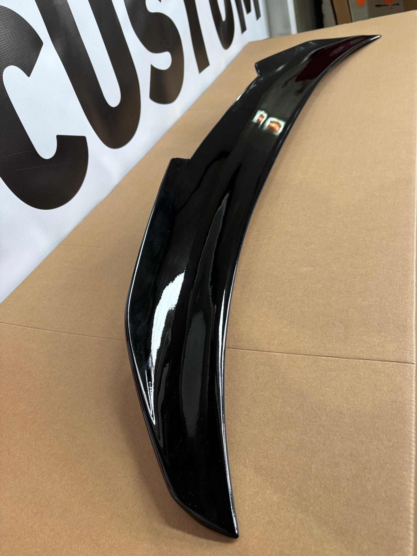 Eleron portbagaj compatibil cu BMW seria 5 G30 sedan 2017-up M4 PSM Design negru lucios
