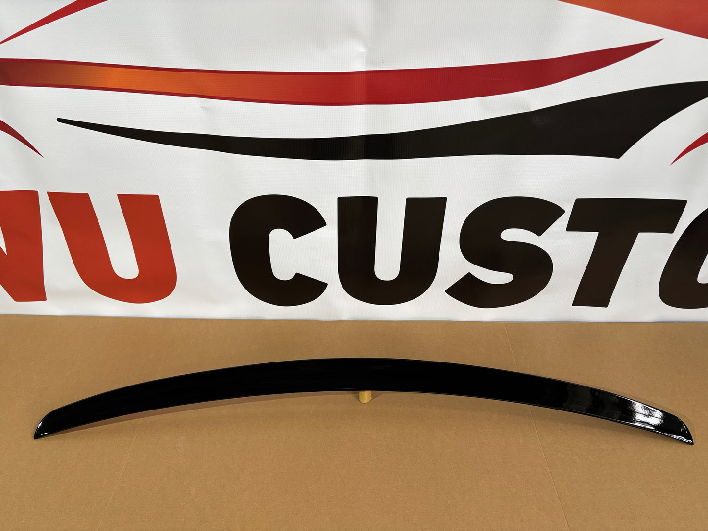 Eleron portbagaj compatibil cu Audi A4 B9 2019+ negru lucios S4 Design