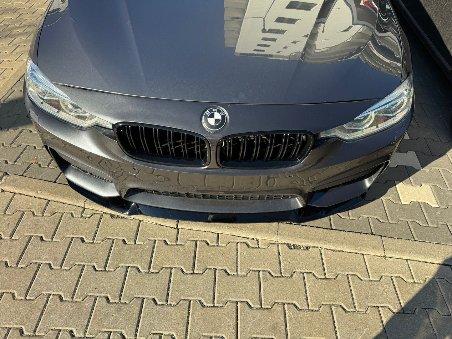 Lip prelungire bara fata M3 compatibil cu BMW Seria 3 F30/F31(2012-2018) negru lucios