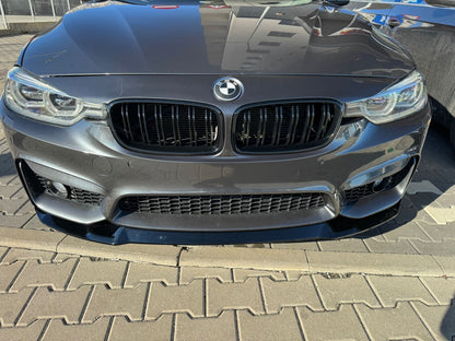 Lip prelungire bara fata M3 compatibil cu BMW Seria 3 F30/F31(2012-2018) negru lucios