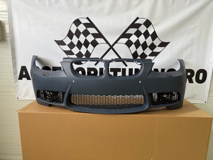 Kit Exterior compatibil cu BMW Seria 3 E92 Non-Facelift 2005-2008 M3 Look Design cu Praguri Laterale si Proiectoare de ceata