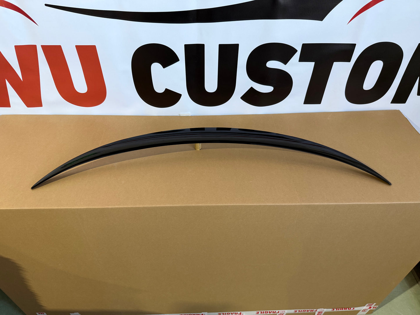 Eleron portbagaj compatibil cu MERCEDES C-Class W205 (2014-2018) AMG Design negru lucios