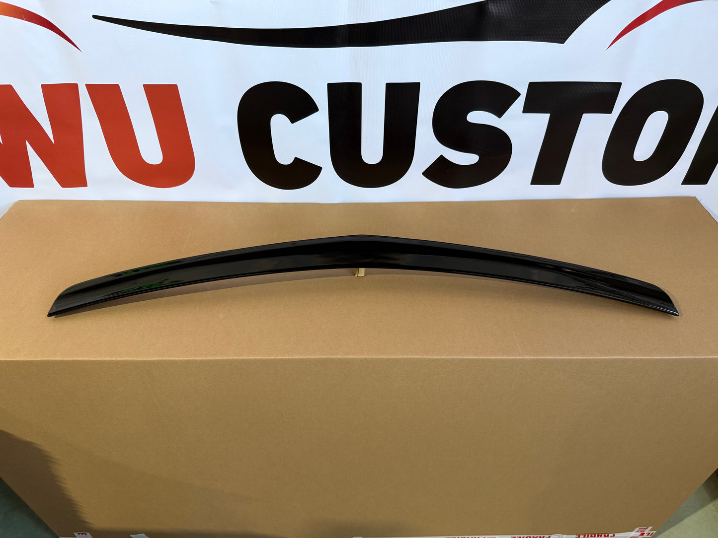 Eleron portbagaj AMG compatibil cu MERCEDES-Benz E-Class W212 (2009-up) negru lucios