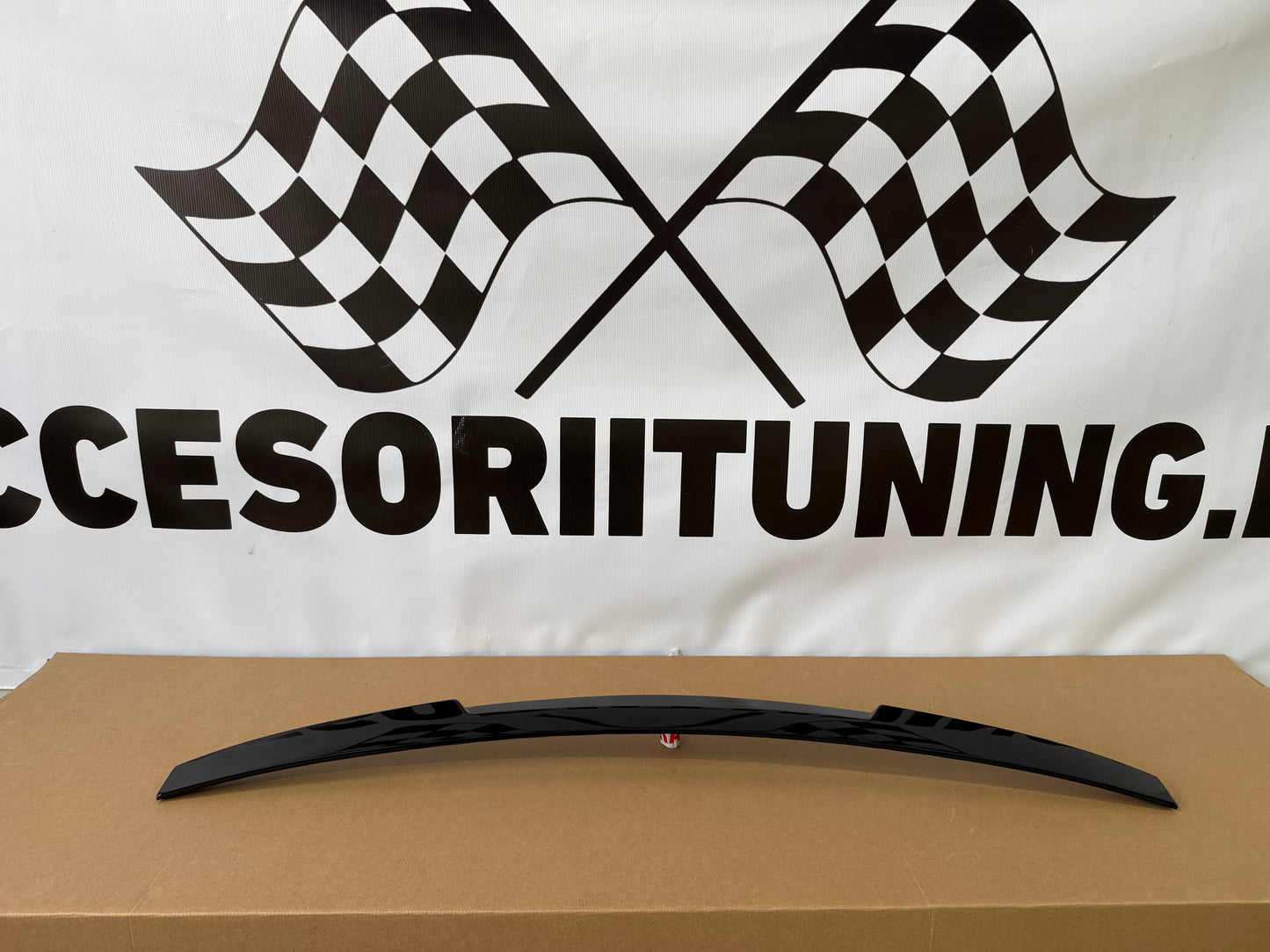 Eleron portbagaj compatibil cu Audi A4 B8 B8.5(2008-2015) M4 Look Design negru lucios