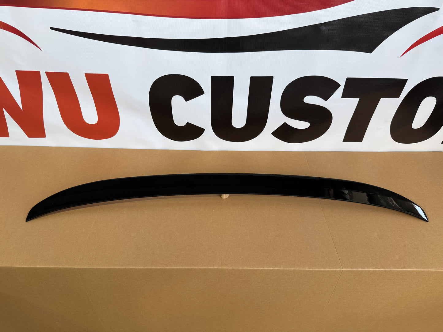Eleron portbagaj compatibil cu BMW seria 5 G30 sedan 2017-up negru lucios