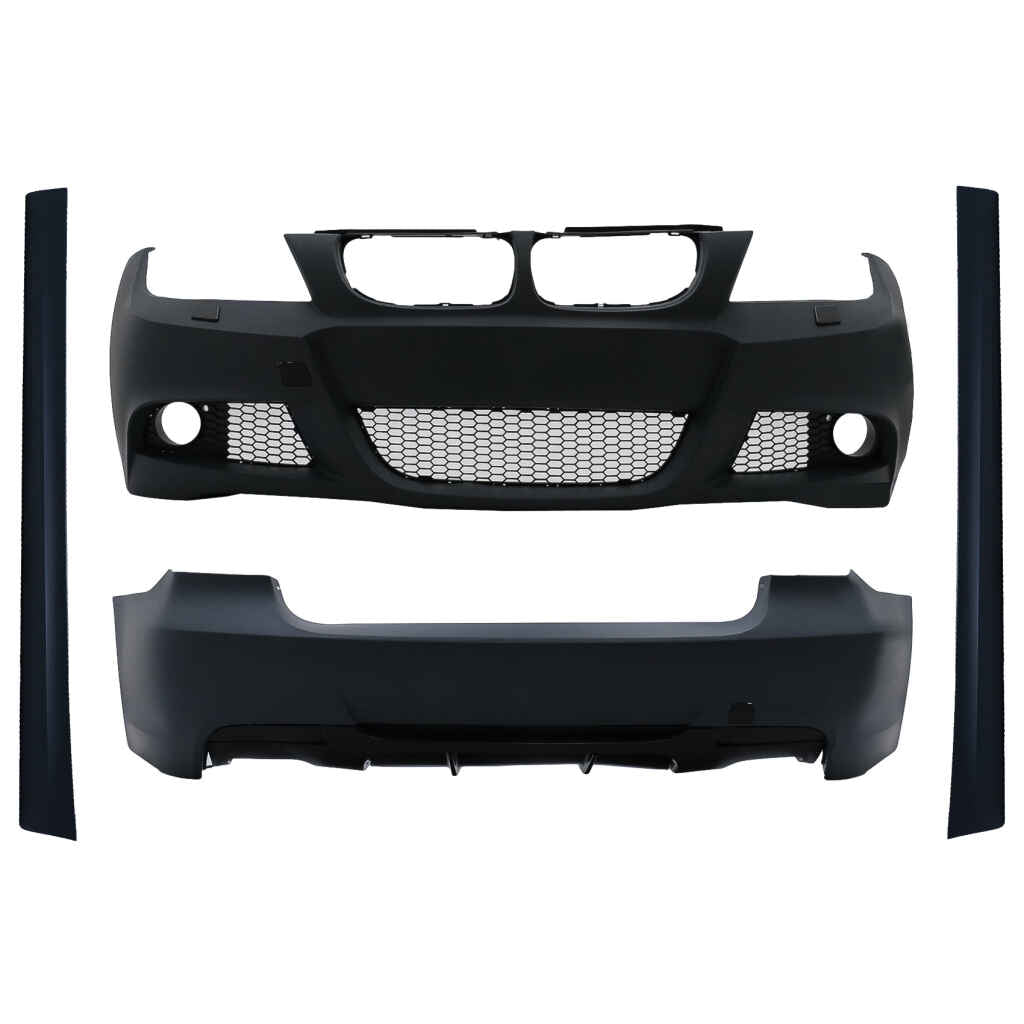 Kit Exterior compatibil cu BMW Seria 3 E90 2008-2011 M-Technik Design cu Praguri Laterale