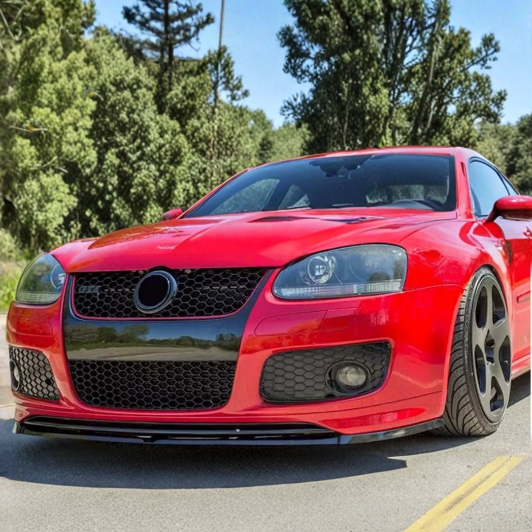 Lip prelungire bara fata GTI Design compatibil cu VW Golf 5 2003-2009 negru lucios