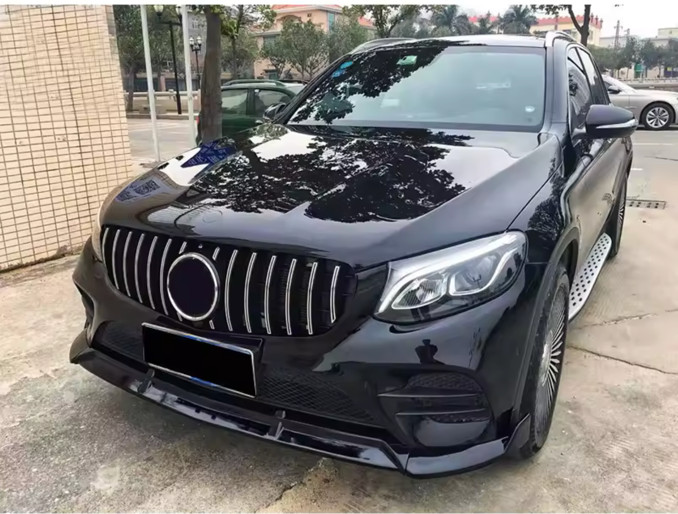 Lip prelungire bara fata compatibil cu Mercedes Benz GLC X253 C253 2016-2019