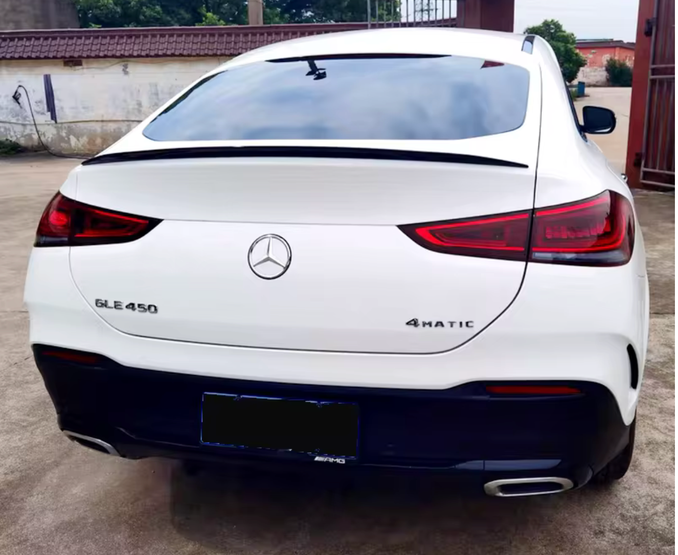 Eleron portbagaj AMG compatibil cu Mercedes-Benz GLE Coupe C167 2020+ negru lucios