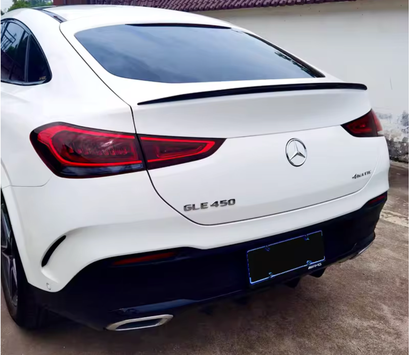 Eleron portbagaj AMG compatibil cu Mercedes-Benz GLE Coupe C167 2020+ negru lucios