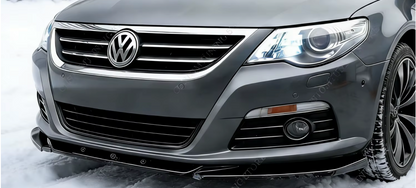 Lip prelungire bara fata compatibil cu VW Passat CC NFL (2008-2012) negru lucios