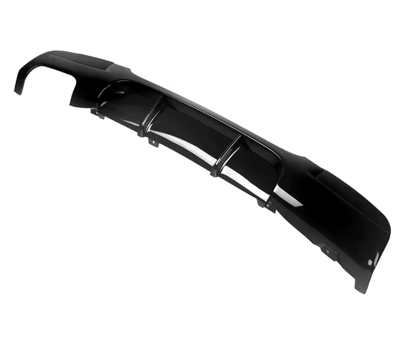 Difuzor bara spate model M-Perf style compatibil cu BMW seria 3 e90(2005-2012) negru lucios