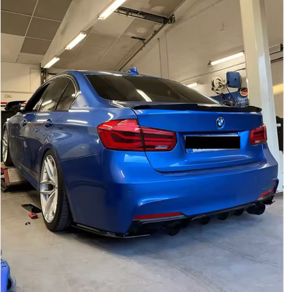 Set 2 Prelungiri Bara spate compatibile cu BMW Seria 3 F30/F31 negru lucios