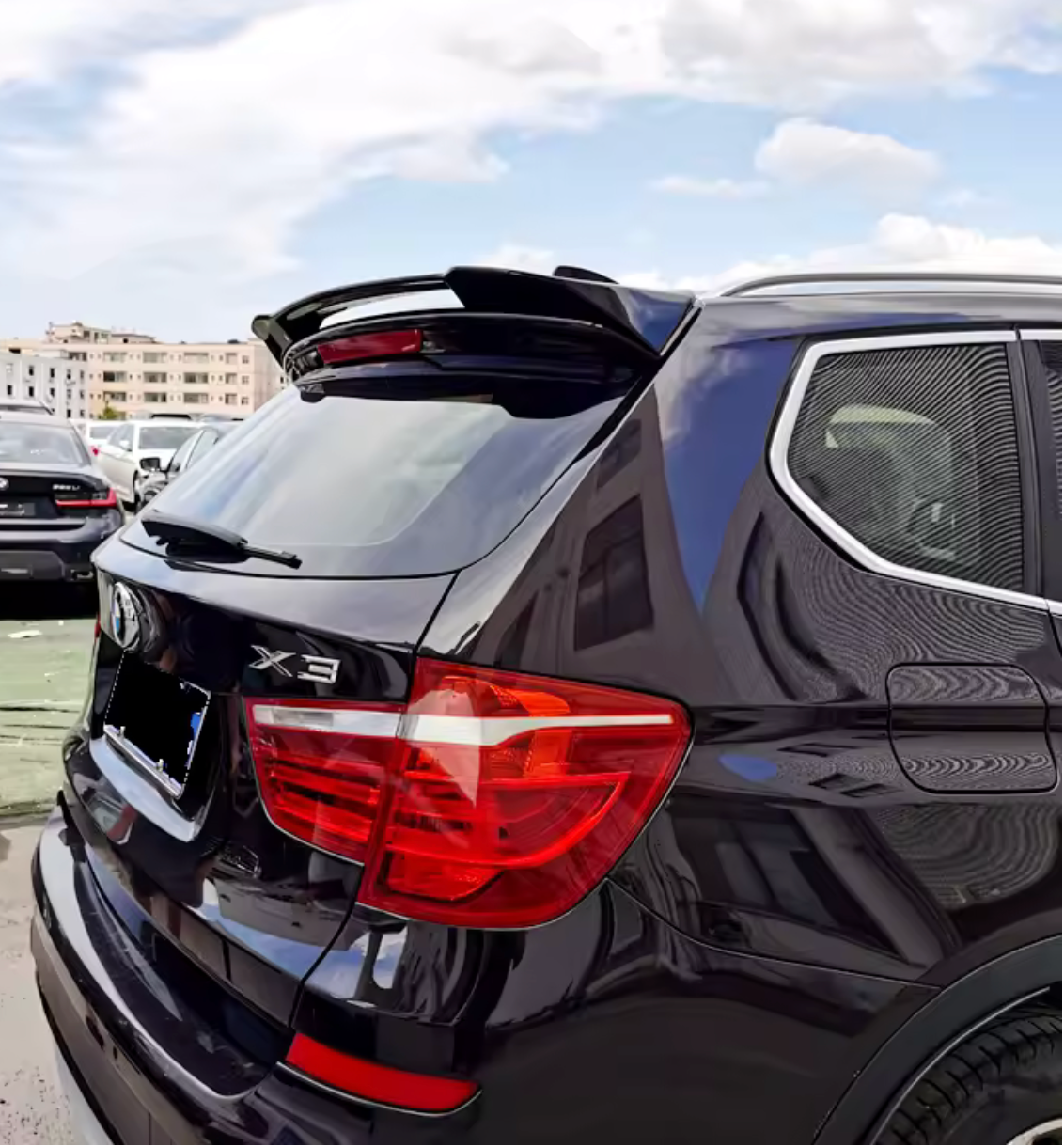Eleron luneta compatibil cu BMW X3 F25 (2011-2018) negru lucios