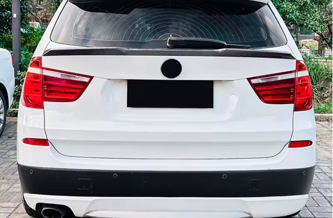 Eleron portbagaj compatibil cu BMW X3 F25 (2011-2018) negru lucios