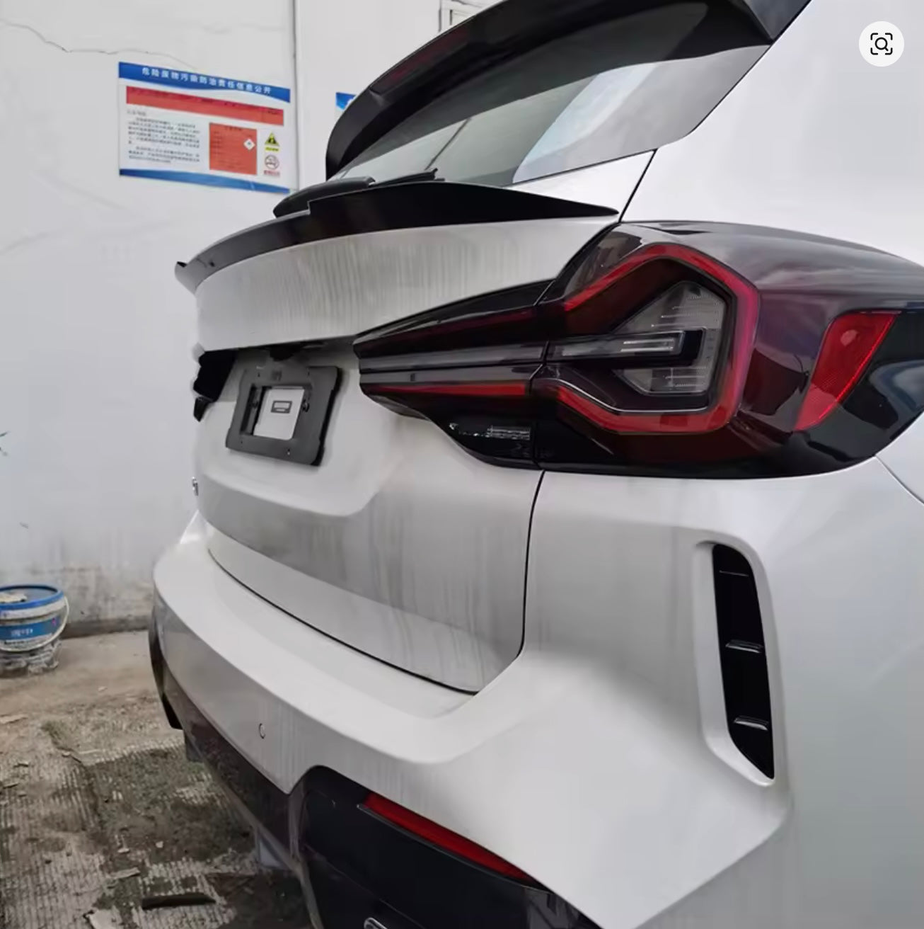 Eleron portbagaj compatibil cu BMW X3 G01 (2018-2022) negru lucios