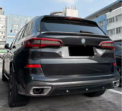 Eleron portbagaj compatibil cu BMW X5 G05 2019+ negru lucios