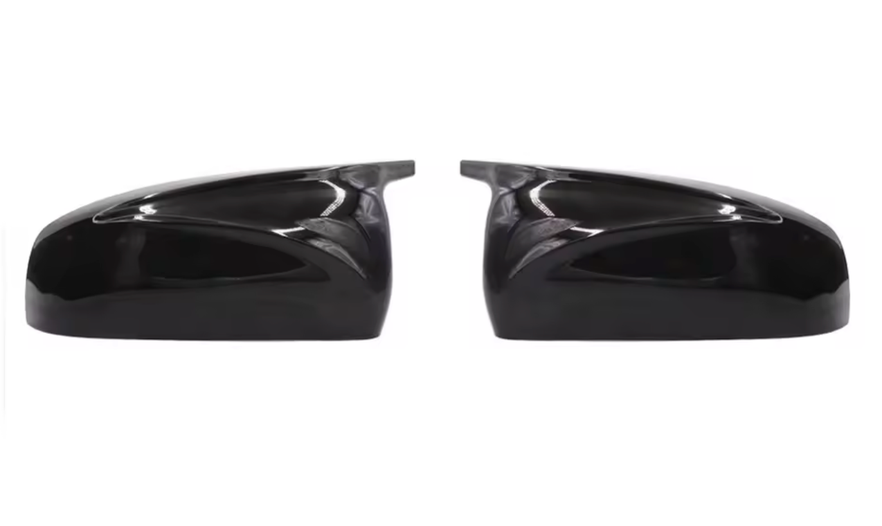 Capace oglinzi Batman Style compatibile cu BMW X5 X6 E70/E71 Negru lucios