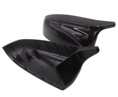 Capace oglinzi Batman Style compatibile cu BMW X5 X6 E70/E71 Negru lucios