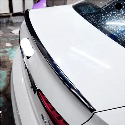 Eleron portbagaj compatibil cu Audi A4 B9 2019+ negru lucios S4 Design
