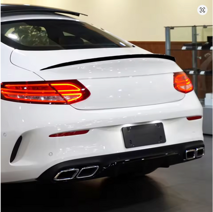 Eleron portbagaj compatibil cu MERCEDES-Benz C-Class W205 Coupe(2014-2018) AMG Design negru lucios