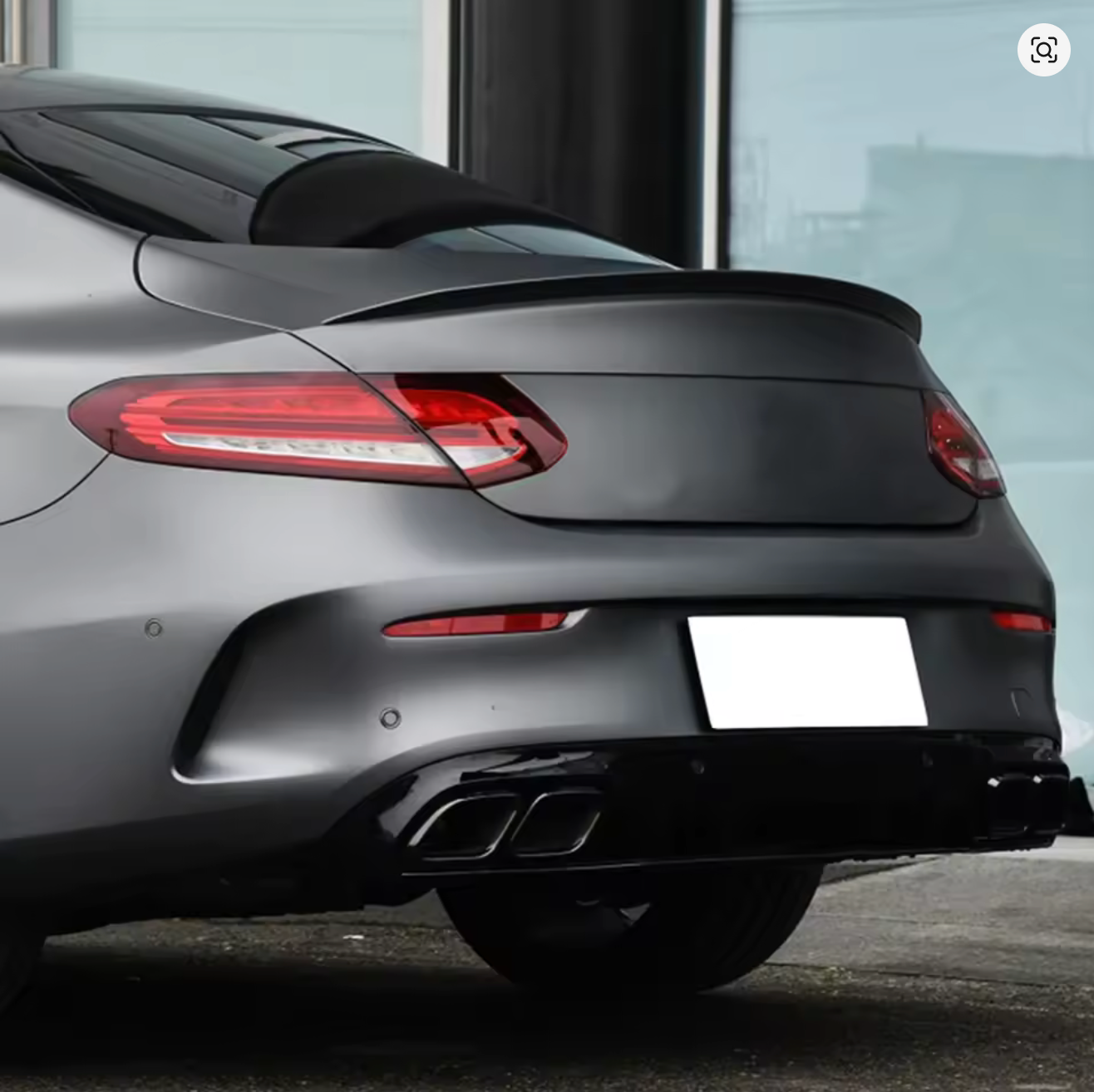 Eleron portbagaj compatibil cu MERCEDES-Benz C-Class W205 Coupe(2014-2018) AMG Design negru lucios