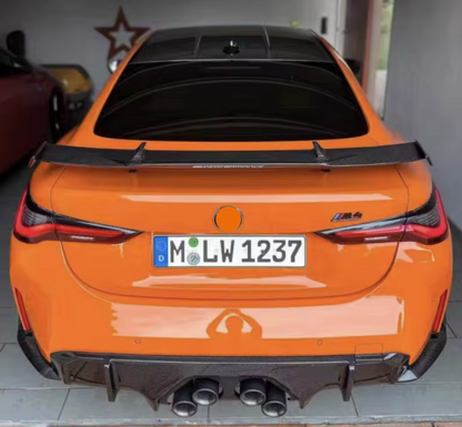 Eleron portbagaj compatibil cu BMW M4 G82 2021+ GTS style  negru lucios