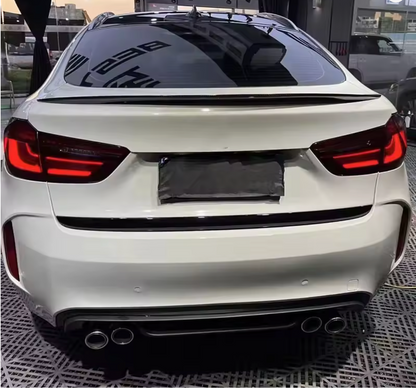 Eleron portbagaj compatibil cu BMW X6 F16(2014-2019) negru lucios