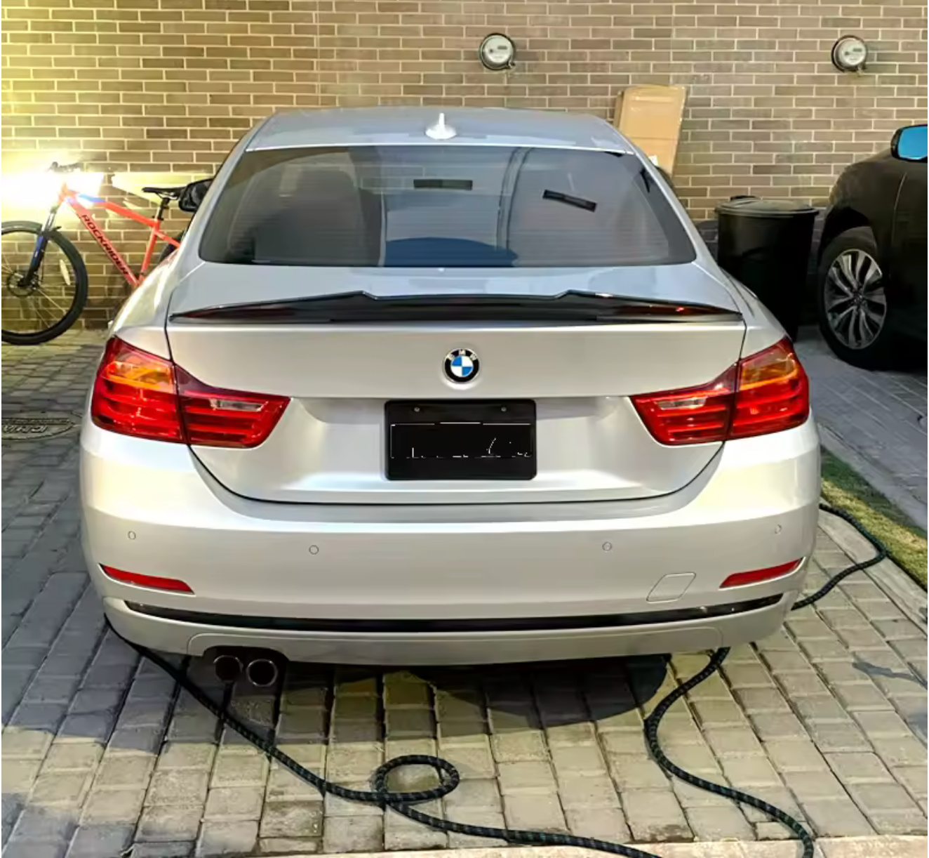 Eleron portbagaj M4 PSM style compatibil cu BMW seria 4 F32 coupe(2014-2020) negru lucios