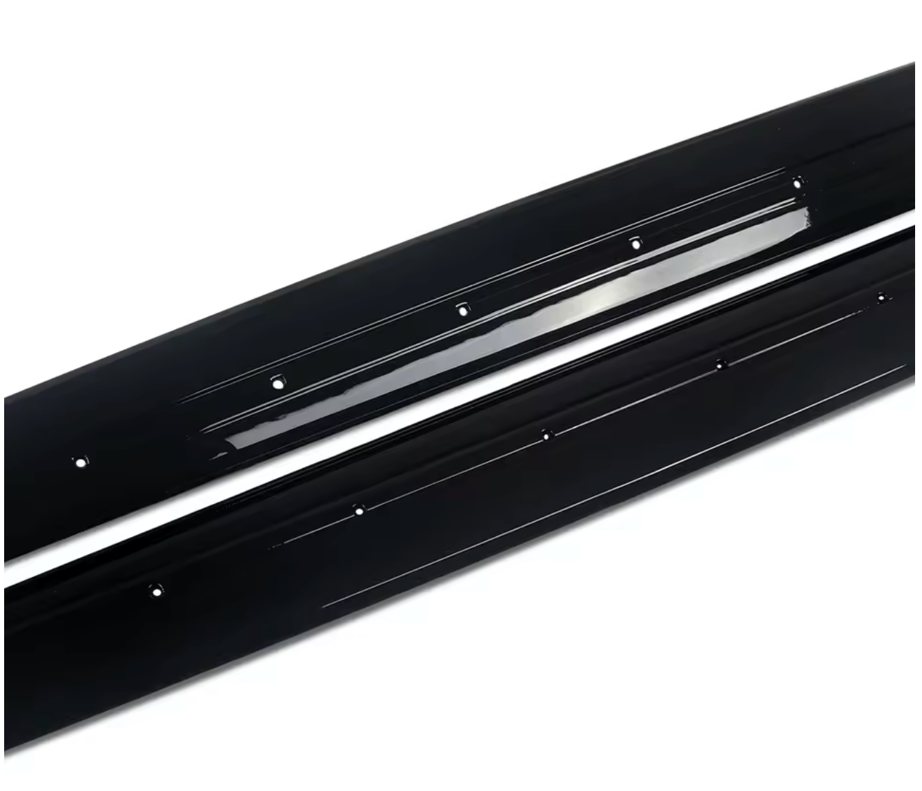 Prelungire praguri M-Performance compatibil BMW seria 5 E60 E61 (2003-2010) negru lucios