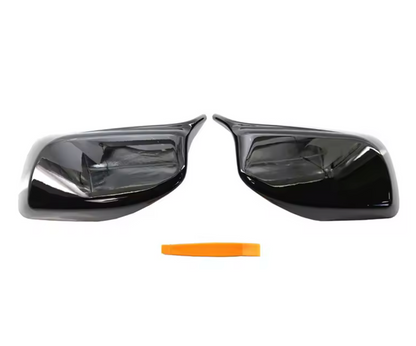Capace oglinda Batman Style compatibil cu BMW seria 5 E60 E61(2003-2010) negru lucios cu CLIPSURI