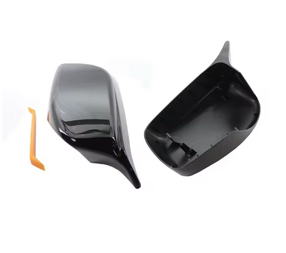 Capace oglinda Batman Style compatibil cu BMW seria 5 E60 E61(2003-2010) negru lucios cu CLIPSURI