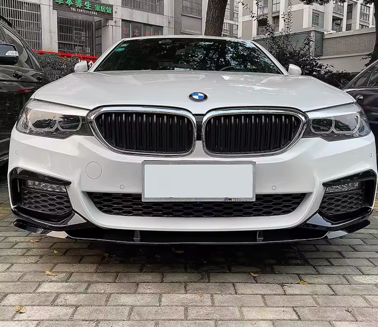Lip prelungire bara fata compatibil cu BMW Seria 5 G30 G31(2017-2020) M-Performance Look Negru Lucios